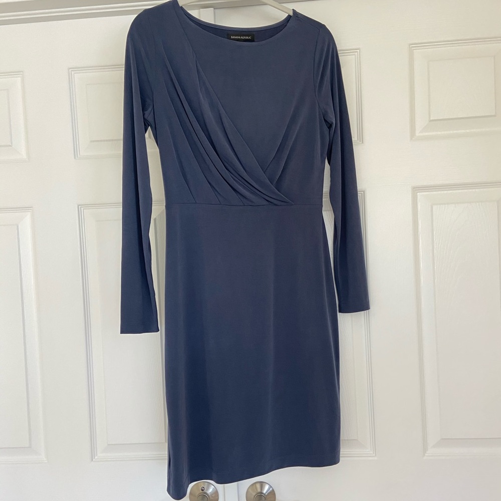 Banana Republic navy blue dress